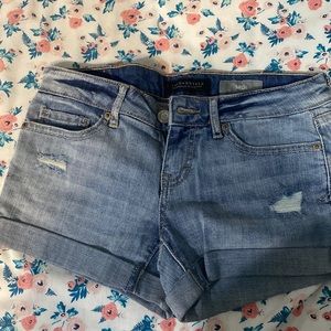 Denim shorts